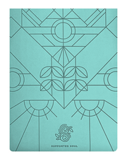 Pro Grip Deco Alignment - PU Yoga Mat (5mm) - Eucalyptus