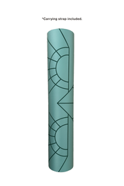 Pro Grip Deco Alignment - PU Yoga Mat (5mm) - Eucalyptus