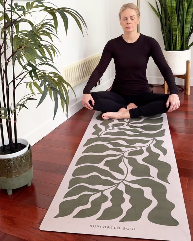 Flora - All-in-One Suede Yoga Mat (3.5mm)