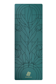 Pro Grip Organic Alignment - PU Yoga Mat (5mm) - Evergreen