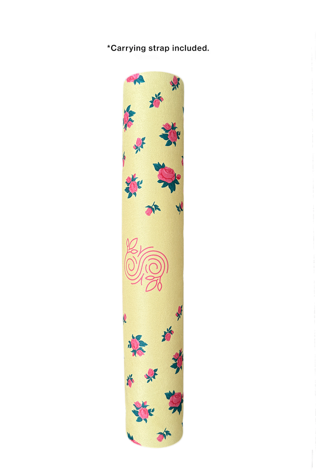 Ditsy Rose - All-in-One Suede Yoga Mat (3.5mm)